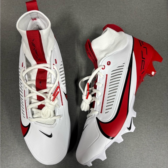 Nike Vapor Edge Pro 360 2 TB “White University Red” Football Cleats Size 13
